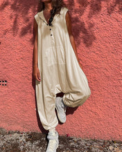 Φόρτωση εικόνας στο εργαλείο προβολής Συλλογής, Μονόχρωμη casual αμάνικη φόρμα με κουκούλα
