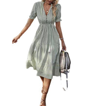Φόρτωση εικόνας στο εργαλείο προβολής Συλλογής, Φόρεμα με ριγέ κορδόνι
