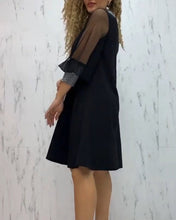 Φόρτωση εικόνας στο εργαλείο προβολής Συλλογής, Κομψό φόρεμα σε γραμμή Α με μακριά μανίκια
