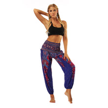 Φόρτωση εικόνας στο εργαλείο προβολής Συλλογής, Γυναικείο παντελόνι χαρέμι, ψηλόμεσο boho yoga παντελόνι με τσέπες
