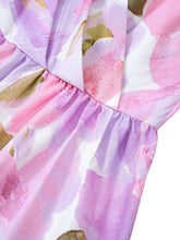 Φόρτωση εικόνας στο εργαλείο προβολής Συλλογής, 2023Περιστασιακό εμπριμέ φόρεμα με φουσκωτό μανίκι V-λαιμόκοψη
